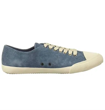 Shop Seavees Men's Army Issue Low Sneakers In Blue Mirage Suede