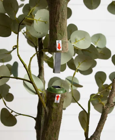 Nearly Natural 7ft. Artificial Greco Eucalyptus Tree In Green