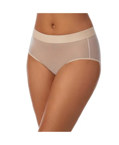 Dkny Sheer Mesh Briefs In Cashmere