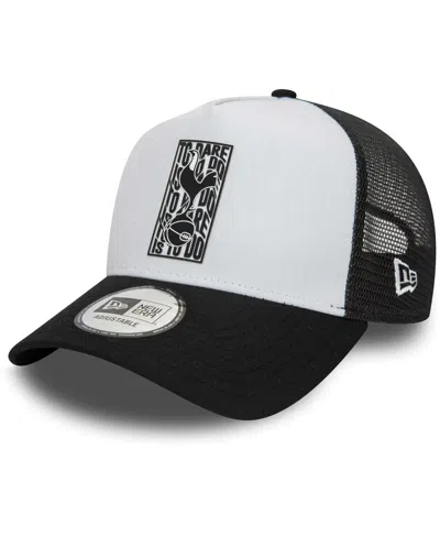 Shop New Era Men's  White Tottenham Hotspur E-frame Adjustable Trucker Hat