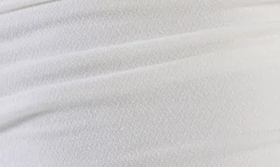 Naked Wardrobe Ruched One-shoulder Top In White