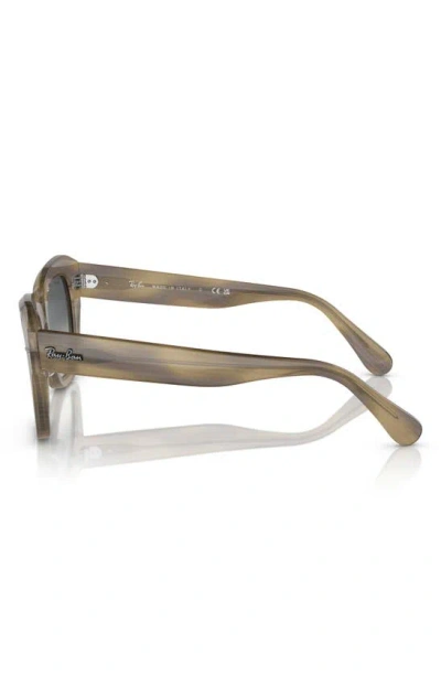 Ray Ban State Street 52mm Sunglasses In Striped Grey