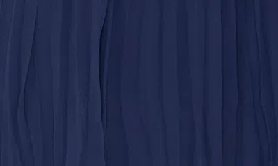 Shop Halogen (r) Release Pleated Skirt In Classic Navy Blue