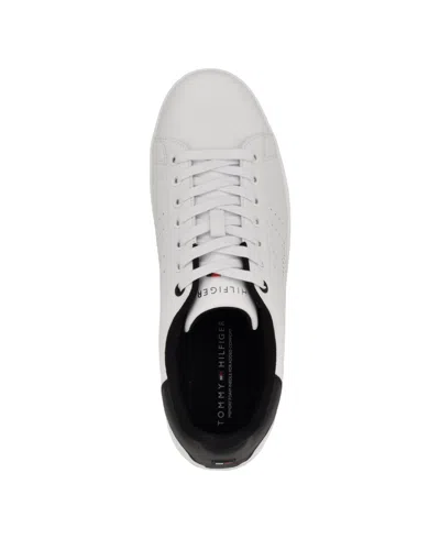 Shop Tommy Hilfiger Men's Liston Sneakers In White,red