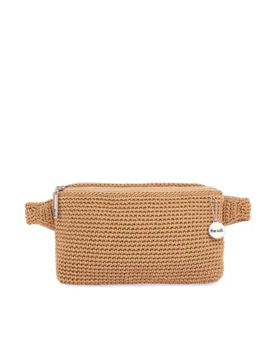 Shop The Sak Caraway Crochet Small Belt Bag In Bamboo