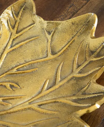 Nearly Natural Tree Of Life Decor Tray In Gold