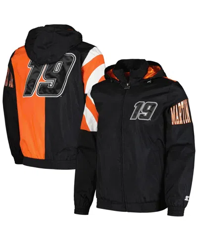 Shop Starter Men's  Black Martin Truex Jr Red Zone Full-zip Jacket