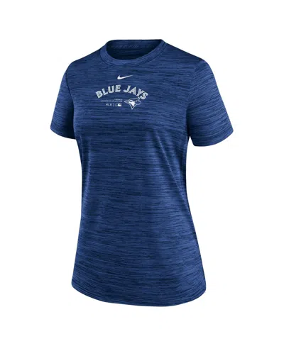 Nike Women's  Royal Toronto Blue Jays Authentic Collection Velocity Performance T-shirt In Royal