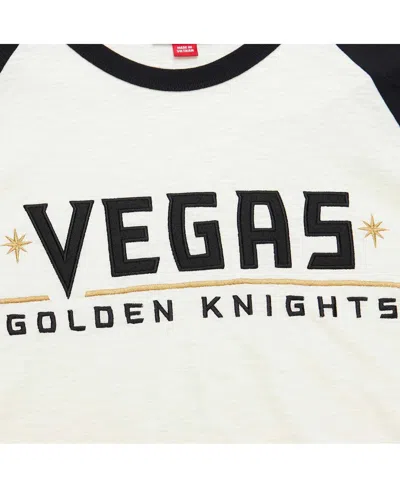 Shop Mitchell & Ness Men's  Cream Vegas Golden Knights Legendary Slub Vintage-like Raglan Long Sleeve T-sh
