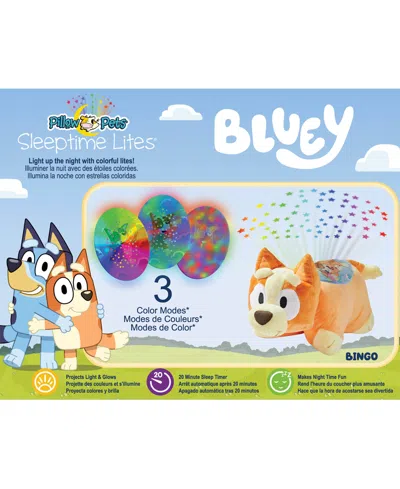 Pillow Pets Bbc Bluey Bingo Sleeptime Lite Pillow Pet In Brown