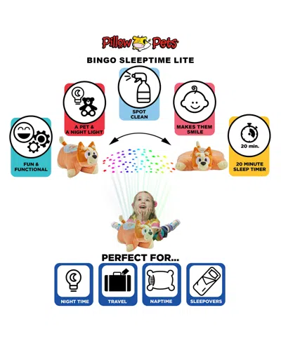 Pillow Pets Bbc Bluey Bingo Sleeptime Lite Pillow Pet In Brown
