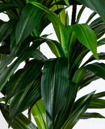 Nearly Natural 8ft. Artificial Dracaena Tree With Real Touch Leaves In Green