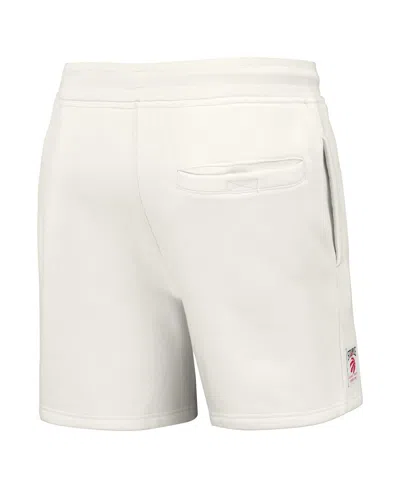 Staple Nba X  Cream Memphis Grizzlies Heavyweight Fleece Shorts In Cream