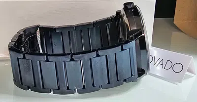 Pre-owned Movado Bold Watch Deep Blue Case, Hands, Bracelet & Sunray Dial 3600510