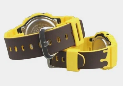 Pre-owned Casio G-shock Baby-g Yellow Honey Bee Couple Valentine Watch Set Slv-22b-9d