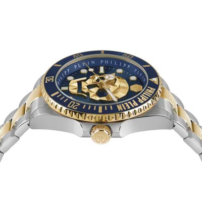 Pre-owned Philipp Plein Men's Watch Analog Quartz The $ Kull Diver Pwoaa0722 Stainless
