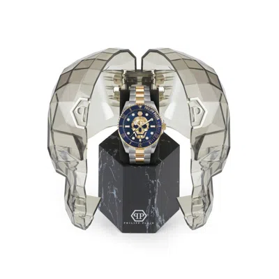 Pre-owned Philipp Plein Men's Watch Analog Quartz The $ Kull Diver Pwoaa0722 Stainless
