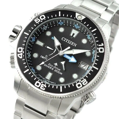 Pre-owned Citizen Promaster Bn2031-85e Marine Eco-drive Aqualand Men With Box Fast Ship