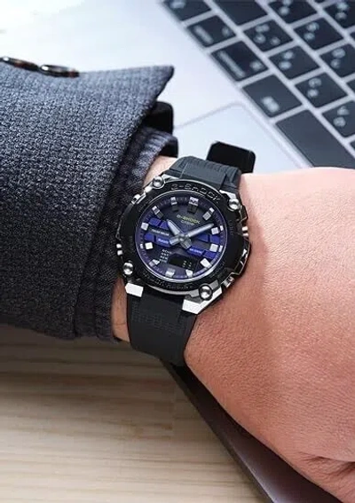 Pre-owned Casio G-shock Gst-b600a-1a6jf G-steel Bluetooth Mobile Solar Men's Watch Japan