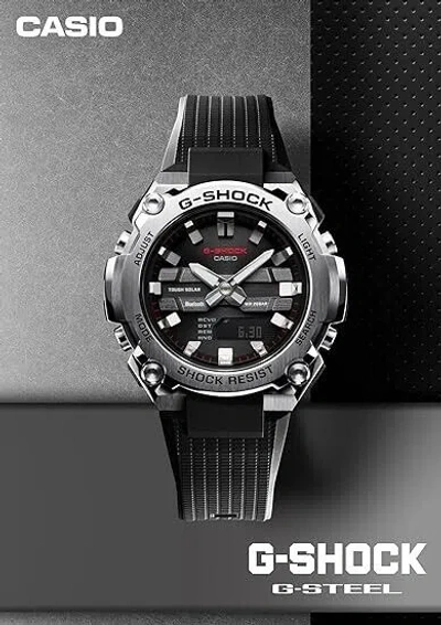 Pre-owned Casio G-shock Gst-b600a-1a6jf G-steel Bluetooth Mobile Solar Men's Watch Japan