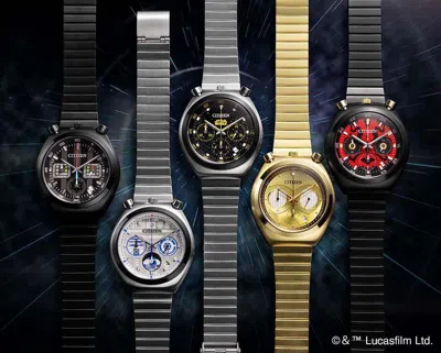 Pre-owned Citizen Collection Record Label Tsuno Chrono Star Wars An3667-58e Limited Watch