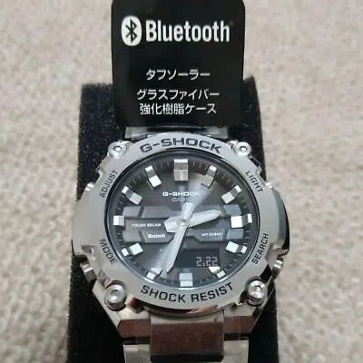 Pre-owned G-shock Casio  Gst-b600d-1ajf Men's Watch Ana-digi G-steel Bluetooth Solar