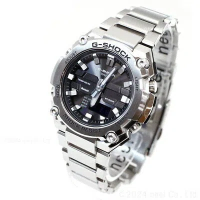 Pre-owned G-shock Casio  Gst-b600d-1ajf Men's Watch Ana-digi G-steel Bluetooth Solar
