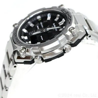 Pre-owned G-shock Casio  Gst-b600d-1ajf Men's Watch Ana-digi G-steel Bluetooth Solar