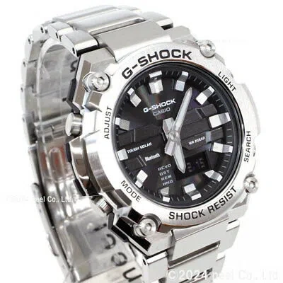 Pre-owned G-shock Casio  Gst-b600d-1ajf Men's Watch Ana-digi G-steel Bluetooth Solar