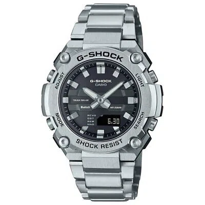 Pre-owned G-shock Casio  Gst-b600d-1ajf Men's Watch Ana-digi G-steel Bluetooth Solar