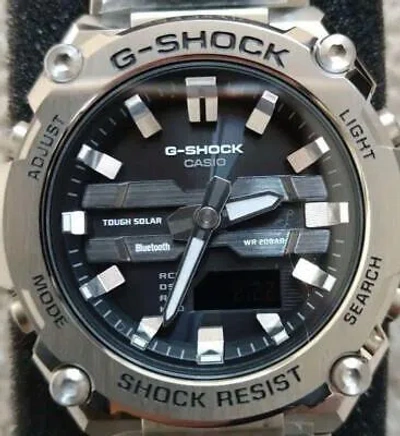 Pre-owned G-shock Casio  Gst-b600d-1ajf Men's Watch Ana-digi G-steel Bluetooth Solar