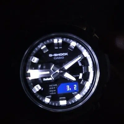 Pre-owned G-shock Casio  Gst-b600d-1ajf Men's Watch Ana-digi G-steel Bluetooth Solar