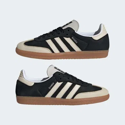 Pre-owned Adidas Originals Samba Og Black Wonder White Women's Size Ie5836