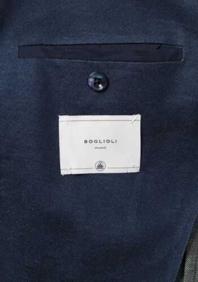Pre-owned Boglioli K Jacket Blue Sport Coat Size 50 It / 40r U.s. With Tags