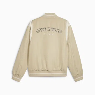 Pre-owned Puma X One Piece Collection Varsity Jacket Mens Collaboration In Multicolor