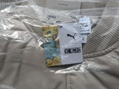 Pre-owned Puma X One Piece Collection Varsity Jacket Mens Collaboration In Multicolor