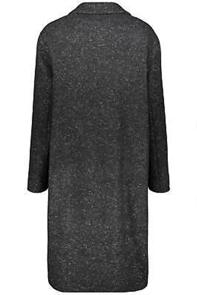Pre-owned Agnona Double-breasted Cashmere Coat In Black