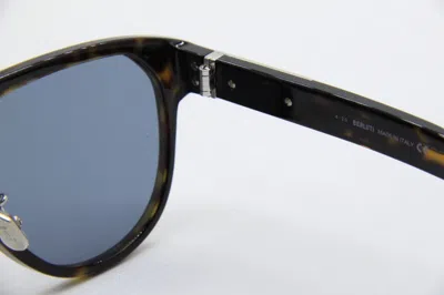Pre-owned Berluti Bl 40002u 52v Havana Brown Authentic Sunglasses W/case 55-17 In Blue
