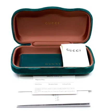 Pre-owned Gucci Gg1257s 001 Black Grey Authentic Sunglasses 53-22 In Gray