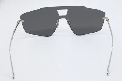 Pre-owned Berluti Bl 40019u 16a Silver Authentic Sunglasses W/case 00-00 In Gray