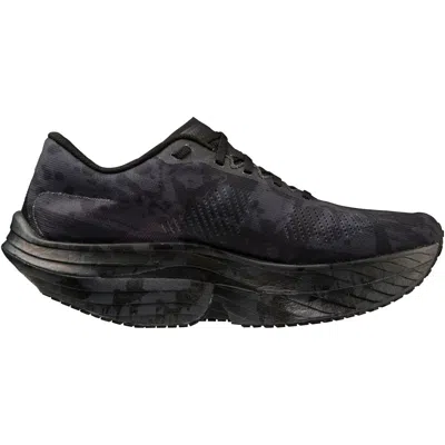 Pre-owned Mizuno Wave Rebellion Pro J1gc2317 54 Black Dark Gray Width 2e Running Shoes