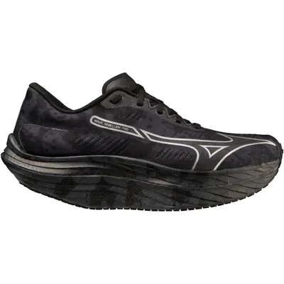 Pre-owned Mizuno Wave Rebellion Pro J1gc2317 54 Black Dark Gray Width 2e Running Shoes