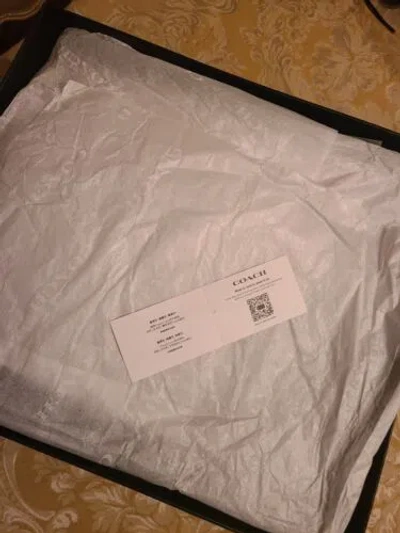 Pre-owned Coach Men Limited Edition Shoes Boots 10 D Black Logo