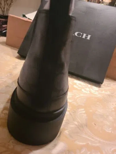 Pre-owned Coach Men Limited Edition Shoes Boots 10 D Black Logo