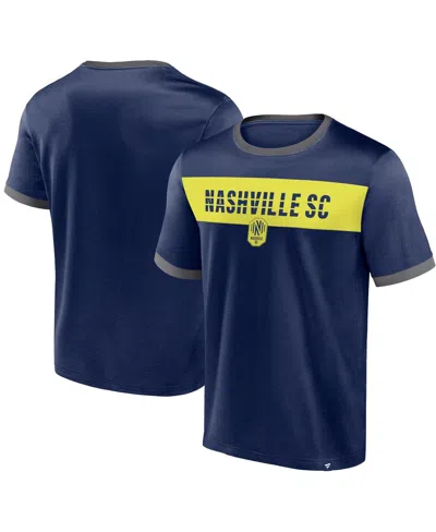 Shop Fanatics Men's  Navy Nashville Sc Advantages T-shirt