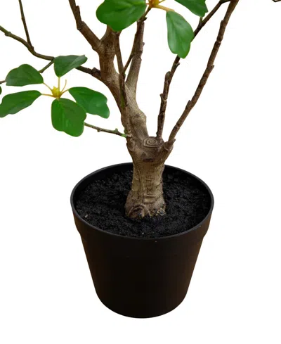 Nearly Natural 4ft. Artificial Dogwood Tree With Real Touch Leaves In Green