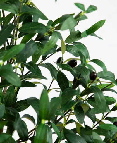 Nearly Natural 5ft. Artificial Olive Tree In Green