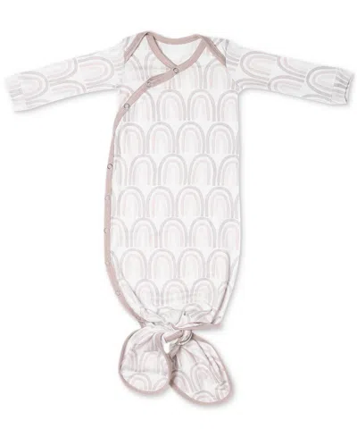 Shop Copper Pearl Baby Knotted Gown In Bliss