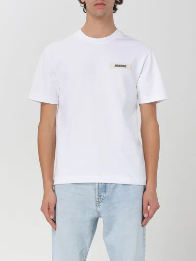 Shop Jacquemus T-shirt  Men Color White
