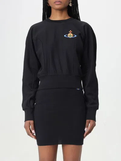 Shop Vivienne Westwood Sweatshirt  Woman Color Black
